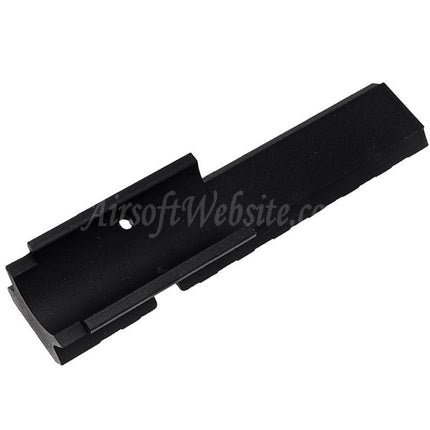 Novritsch 100mm 9-Slots Optic Picatinny Rail For SSP5 (6" Version) GBB Pistols Airsoft Black