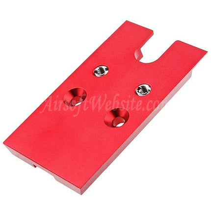 Plaque de point rouge Novritsch en aluminium CNC de qualité supérieure pour empreinte de montage VT RMR, pistolets GBB Novritsch série SSP5 Airsoft