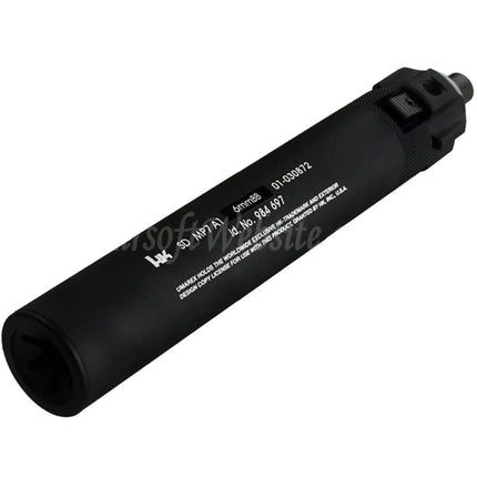 VFC (H&K licensed) Quick Detach MP7A1 Silencer Suppressor For KSC MP7 Series GBB Rifles Airsoft Black