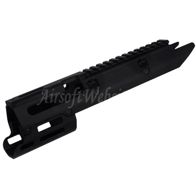 Système de rail de garde-main monolithique M-LOK en aluminium CNC 5KU de style UG pour fusils VFC Umarex série MP5K GBB Airsoft noir