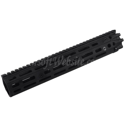 CYMA EMG Daniel Defense Licensed CNC Aluminum 12.5" Inches Free Float M-LOK RIS III Handguard Rail System For M4 M16 Series AEG Rifles Airsoft