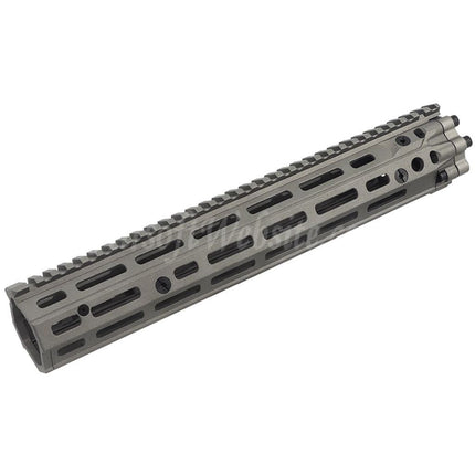 CYMA EMG Daniel Defense Licensed CNC Aluminum 12.5" Inches Free Float M-LOK RIS III Handguard Rail System For M4 M16 Series AEG Rifles Airsoft