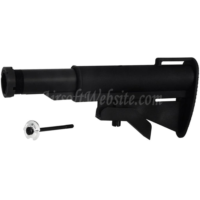CYMA M733 Style Retractable Stock with 2-Positions Tube For M4 M16 Series AEG Rifles Airsoft Black