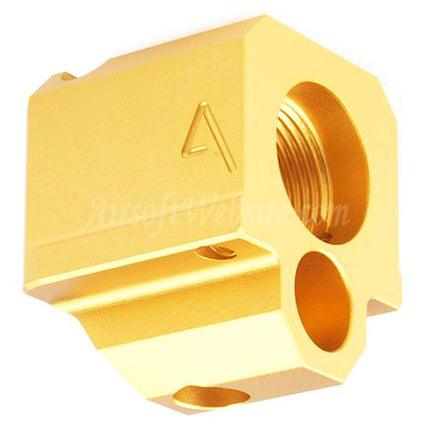 RWA Agency Arms Compensateur 417 à port unique - Filetage antihoraire 14 mm CW/CCW - Convient aux pistolets Airsoft GBB de série G
