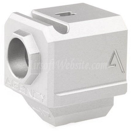 RWA Agency Arms Compensateur 417 à port unique - Filetage antihoraire 14 mm CW/CCW - Convient aux pistolets Airsoft GBB de série G