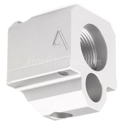 RWA Agency Arms Compensateur 417 à port unique - Filetage antihoraire 14 mm CW/CCW - Convient aux pistolets Airsoft GBB de série G