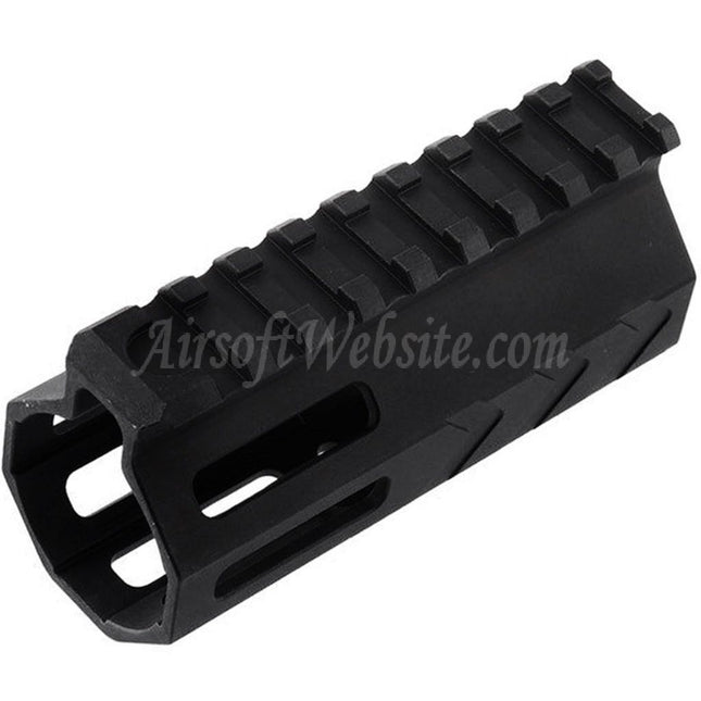 Système de rail de garde-main flottant M-LOK en aluminium CNC BAD Workhorse 4 pouces pour fusils VFC AR M4 série GBB Airsoft noir
