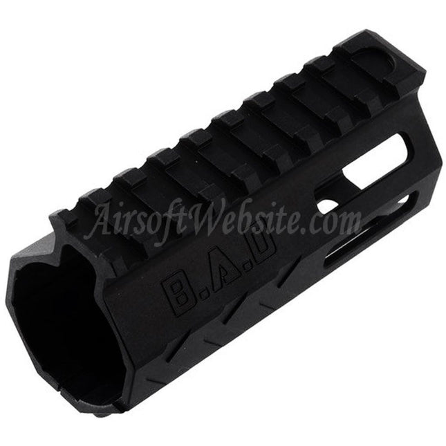 Système de rail de garde-main flottant M-LOK en aluminium CNC BAD Workhorse 4 pouces pour fusils VFC AR M4 série GBB Airsoft noir