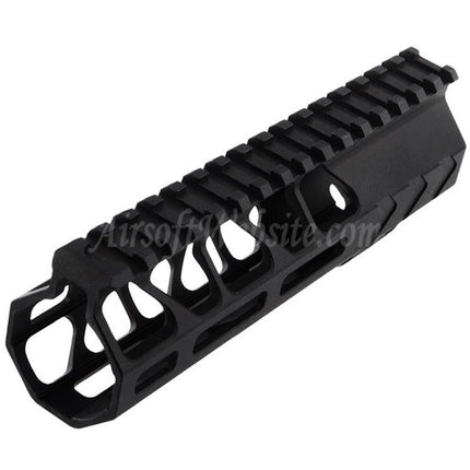 Système de rail de garde-main flottant M-LOK en aluminium CNC BAD Workhorse 6,7 pouces pour fusils VFC AR M4 série GBB Airsoft noir