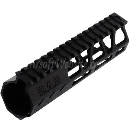 Système de rail de garde-main flottant M-LOK en aluminium CNC BAD Workhorse 6,7 pouces pour fusils VFC AR M4 série GBB Airsoft noir