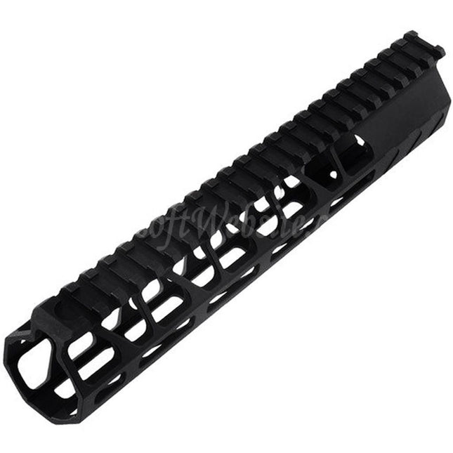 Système de rail de garde-main flottant M-LOK en aluminium CNC BAD Workhorse 9,5 pouces pour fusils VFC AR M4 série GBB Airsoft noir