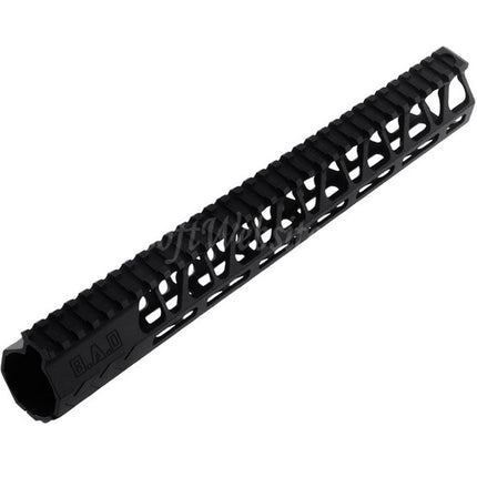 Système de rail de garde-main flottant M-LOK en aluminium CNC BAD Workhorse 13,5 pouces pour fusils VFC AR M4 série GBB Airsoft noir