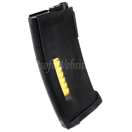 Chargeur polymère amélioré PTS 150 cartouches Mid-Cap EPM pour fusils AEG séries M4 et M16, noir