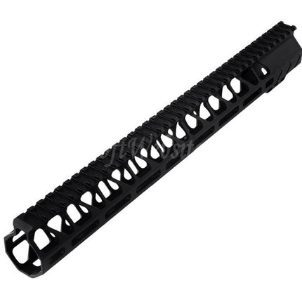 Système de rail de garde-main flottant M-LOK en aluminium CNC BAD Workhorse 15 pouces pour fusils VFC AR M4 série GBB Airsoft noir