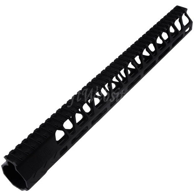 Système de rail de garde-main flottant M-LOK en aluminium CNC BAD Workhorse 15 pouces pour fusils VFC AR M4 série GBB Airsoft noir