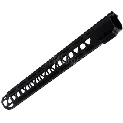 Système de rail de garde-main flottant M-LOK en aluminium CNC BAD Workhorse 15 pouces pour fusils VFC AR M4 série GBB Airsoft noir