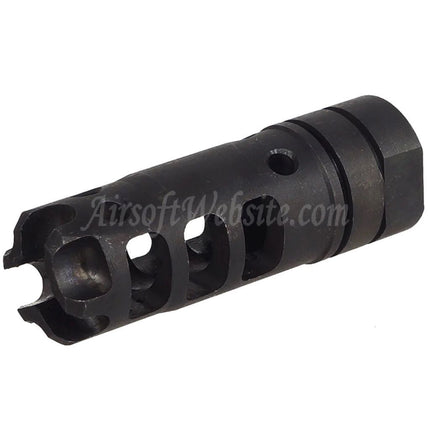 Cache-flamme 5KU 65 mm Dragon DGN556B pour fusils à canon fileté antihoraire -14 mm CCW, noir