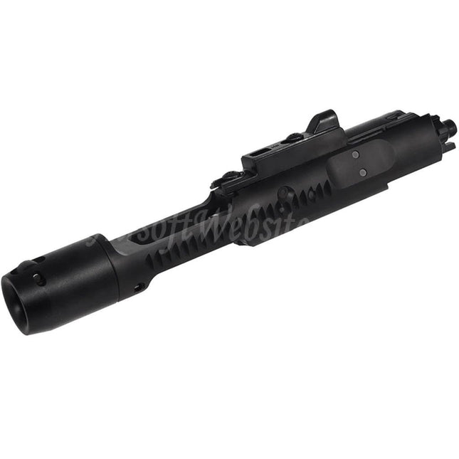 Ensemble complet de porte-culasses en acier inoxydable CNC GM pour fusils HA GM Tokyo Marui M4 MWS Series GBB Airsoft, noir