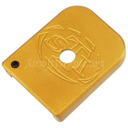 Plaque de base de chargeur mince en aluminium 5KU de style STI pour chargeur de pistolets GBB WE (WE-TECH) Tokyo Marui Hi-Capa Series