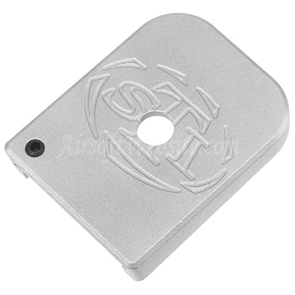 Plaque de base de chargeur mince en aluminium 5KU de style STI pour chargeur de pistolets GBB WE (WE-TECH) Tokyo Marui Hi-Capa Series