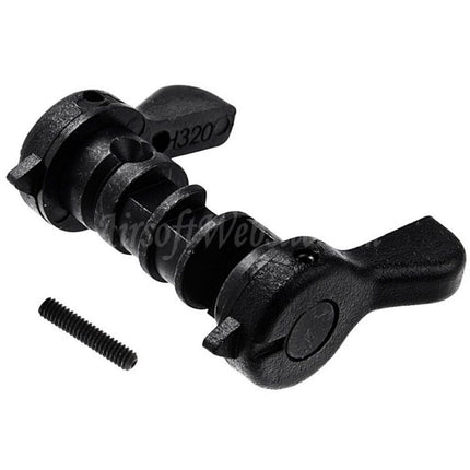 Ensemble de sélecteurs ambidextres VFC pour fusils VFC Umarex (Elite Force) série HK416A5 GBB, noir
