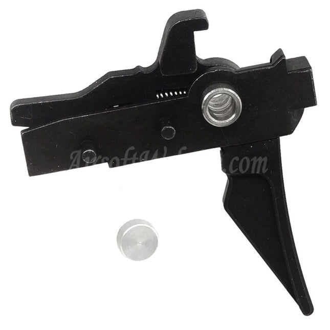 CYMA CGS Enhanced Steel Trigger With Minor Adjustment Sear Set For CYMA CGS M4 Series GBB Rifles Airsoft Black