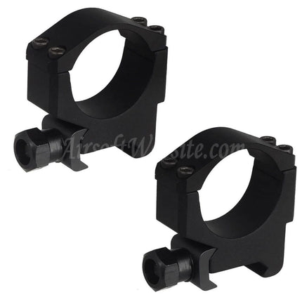 CYMA CGS KAC Style Quick Detach 30mm Scope Ring Mount Set (Low) For 20mm picatinny Rail