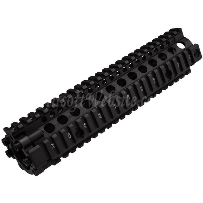 CYMA 241mm Aluminum MK18 Style RAS Handguard Rail System For M4 M16 Series AEG Rifles Airsoft Black
