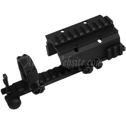 CYMA CGS KXC Style NADS Mount Top Side Rail with 556 Riser 300M Rear Sight For 20mm Picatinny Rail