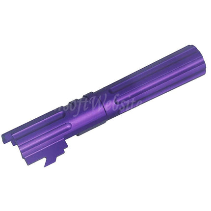 5KU 4.3 Inches CNC Aluminium Outer Barrel +11mm CW Suitable For Armorer Works AW WE-TECH Tokyo Marui Hi-Capa 4.3 Series GBB Pistols Airsoft