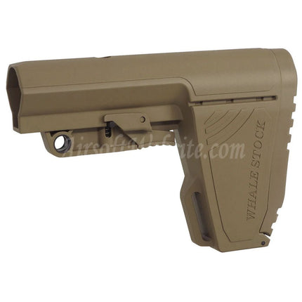 CYMA Large Storage Compartment Long Version WHALE Adjustable Stock Suitable For M4 M16 Series AEG Rifles Airsoft