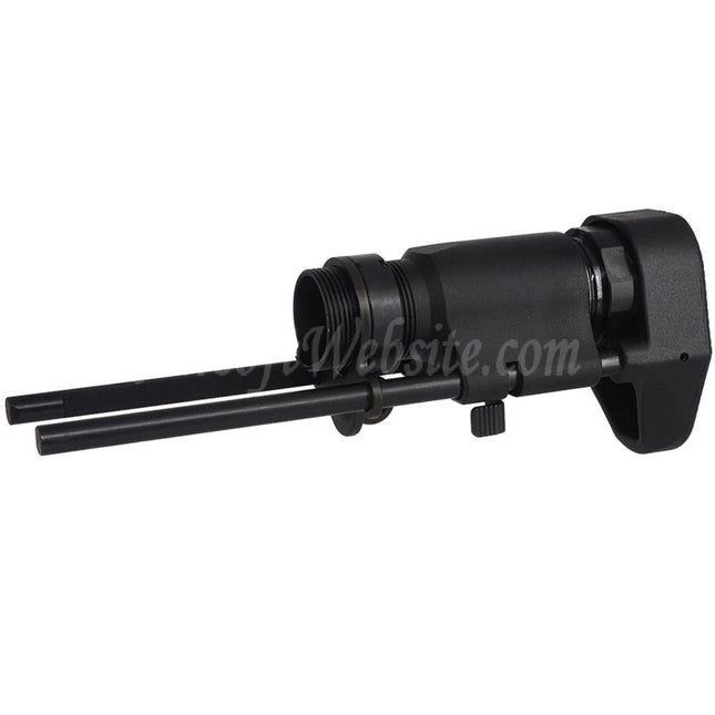 CYMA HK416C Style Compact Carbine Retractable Stock Suitable For CYMA CGS Tokyo Marui M4 Series MWS GBB Rifles Airsoft Black