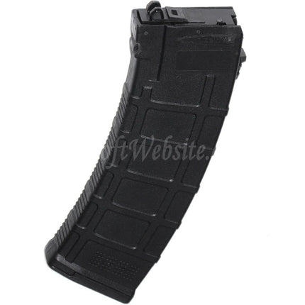 WELL PRO 24rd Polymer PMAG Co2 Magazine Suitable For Well / WE G74A AK74 Series GBB Rifles Airsoft Black