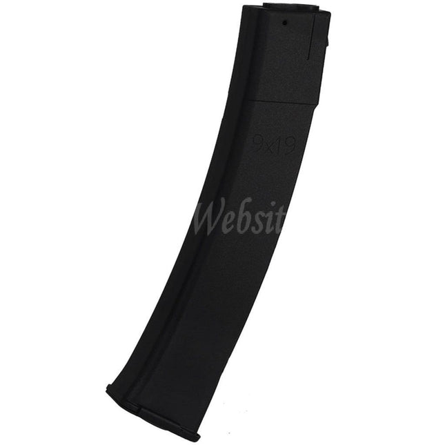 WELL PRO 30/80rd Polymer Mid-Cap Magazine Suitable For WE06 PPK-20 Series SMG AEG Rifles Airsoft Black