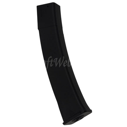 WELL PRO 30/80rd Polymer Mid-Cap Magazine Suitable For WE06 PPK-20 Series SMG AEG Rifles Airsoft Black