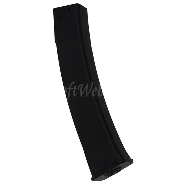 WELL PRO 30/80rd Polymer Mid-Cap Magazine Suitable For WE06 PPK-20 Series SMG AEG Rifles Airsoft Black
