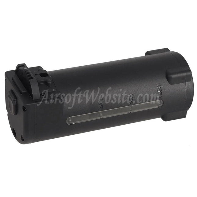 WELL PRO 1200rd Polymer Magazine Suitable For WE23 Series AEG Minigun Airsoft Black