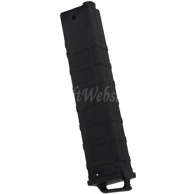 WELL PRO 90rd Mid-Cap Magazine Suitable For WELL PRO / Classic Army / CYMA / G&P / Golden Eagle / JG / SRC / Tokyo Marui MP5 Series AEG Rifles Airsoft Black