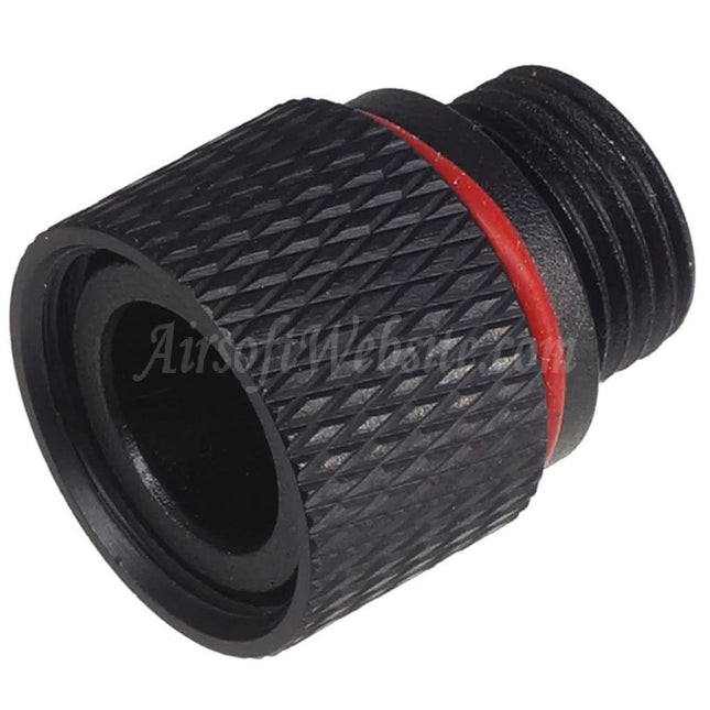 Airsoft Website Barrel Silencer Compensator Adapter with Thread Cover Protector Type-1 Suitable For KSC M9 / WE Pistols +11mm CW Clockwise -14mm CCW Counter-Clockwise Thread