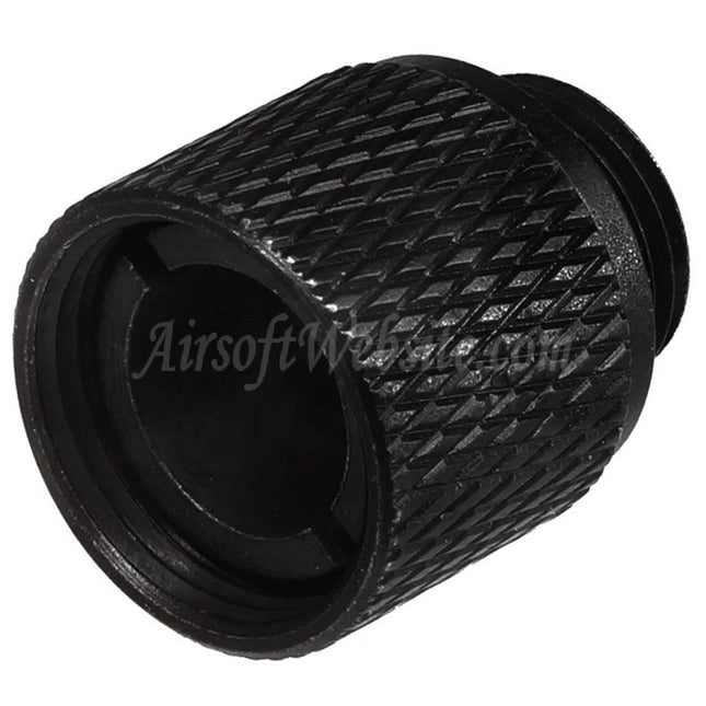 Airsoft Website Barrel Silencer Compensator Adapter with Thread Cover Protector Alloy Suitable For KSC M9 / WE Pistols +11mm CW Clockwise -14mm CCW Counter-Clockwise Thread