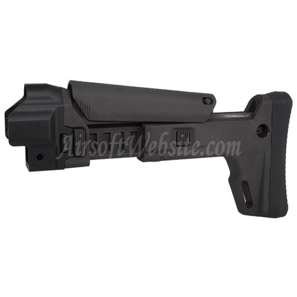 5KU ACR Style 7-Positions Side Folding Retractable Stock For CYMA MP5 Series AEG Rifles Airsoft