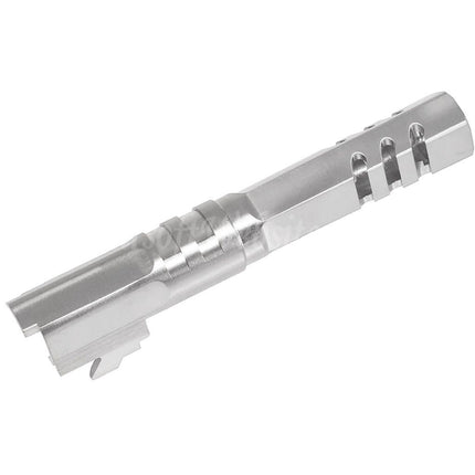 5KU 4.3 Inches Stainless Steel Hexagon Outer Barrel +11mm CW Suitable For Armorer Works WE (WE-TECH) Tokyo Marui Hi-Capa 4.3 Series GBB Pistols Airsoft