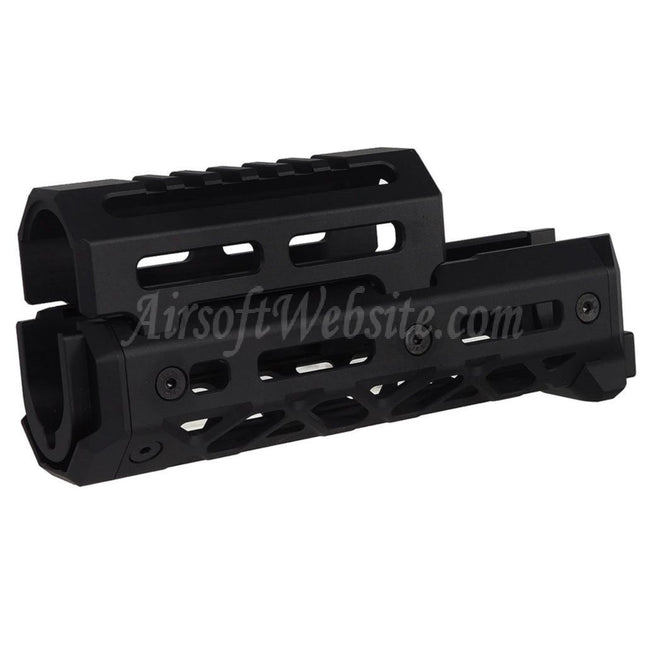 5KU KPYK CRC 1U040 Style 158mm M-LOK Upper Lower Handguard Rail System For GHK AKM AK74 AK105 Series GBB Rifles Airsoft