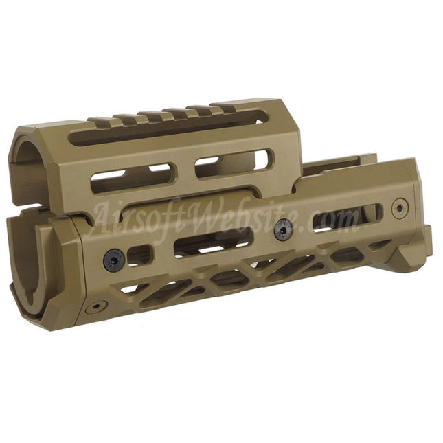 5KU KPYK CRC 1U040 Style 158mm M-LOK Upper Lower Handguard Rail System For GHK AKM AK74 AK105 Series GBB Rifles Airsoft