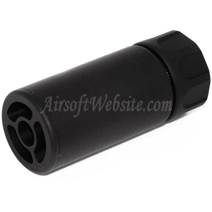 E&C 94mm Warden QD Suppressor Silencer with -14mm CCW Counter-Clockwise Threaded Flash Hider