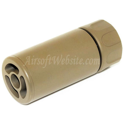 E&C 94mm Warden QD Suppressor Silencer with -14mm CCW Counter-Clockwise Threaded Flash Hider