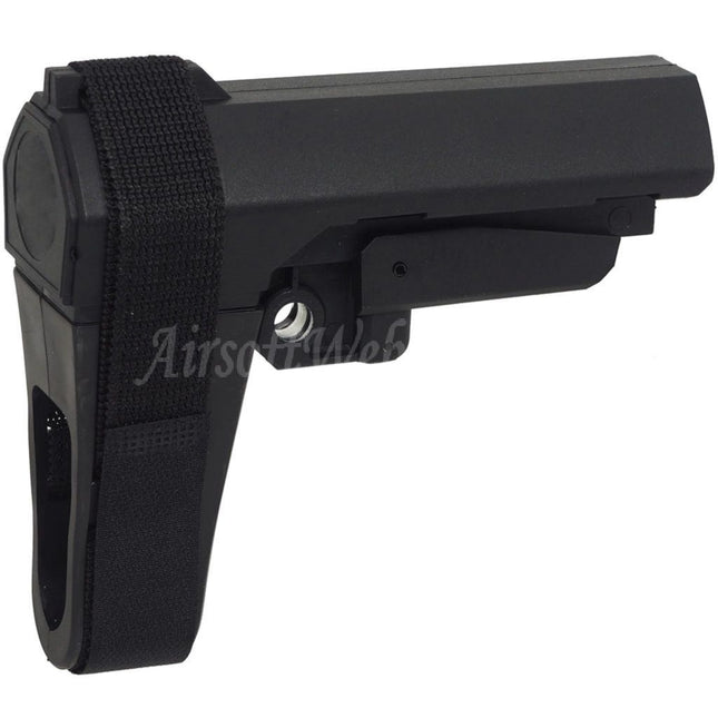 DOUBLE BELL Minimalist SBA3 Stabilizing Brace Stock Suitable For AR M4 M16 Series AEG Rifles Airsoft