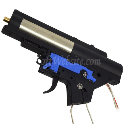 Boîte de vitesses complète E&C 8mm QD Quick Detach Long V2 Version 2, adaptée aux répliques AEG de la série SR25 Airsoft