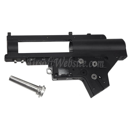 E&C 8mm QD Quick Detach Long Gearbox Shell, geeignet für HK417 G28 Serie AEG Airsoft Gewehre
