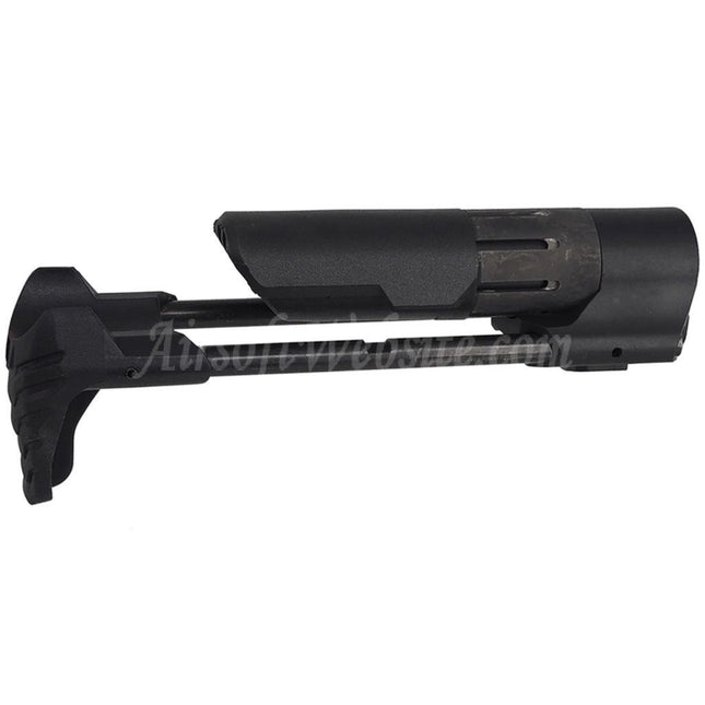 E&C PDW Stock Suitable For AR M4 M16 Series AEG Rifles Airsoft Black